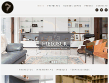 Tablet Screenshot of hielosurdiseno.cl